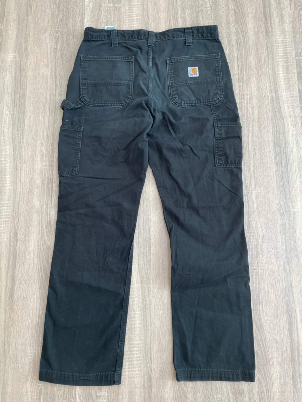 CARHARTT Grey Relaxed Fit Mens Carpenter Pants